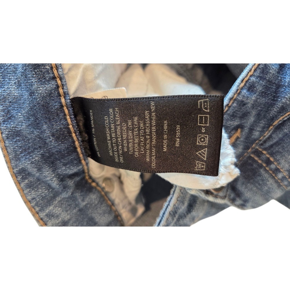 KUT from the Kloth Women's Boyfriend Jeans‎ Blue Distressed Mid-Rise Size 8 - Picture 9 of 10